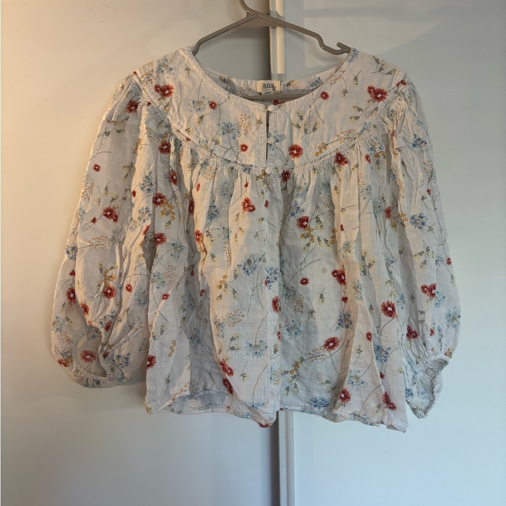 ana Floral Print Women's Top
